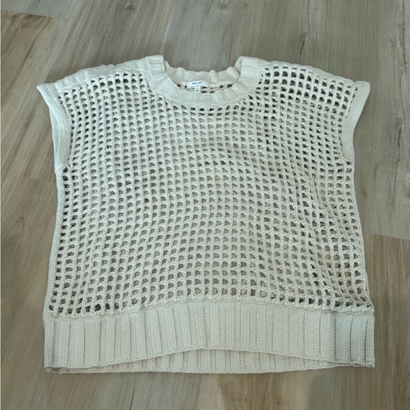 Splendid Cream Knit Top - Picture 1 of 2